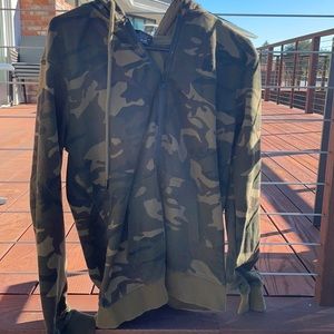 YoungLA Camouflage zip-up hoodie